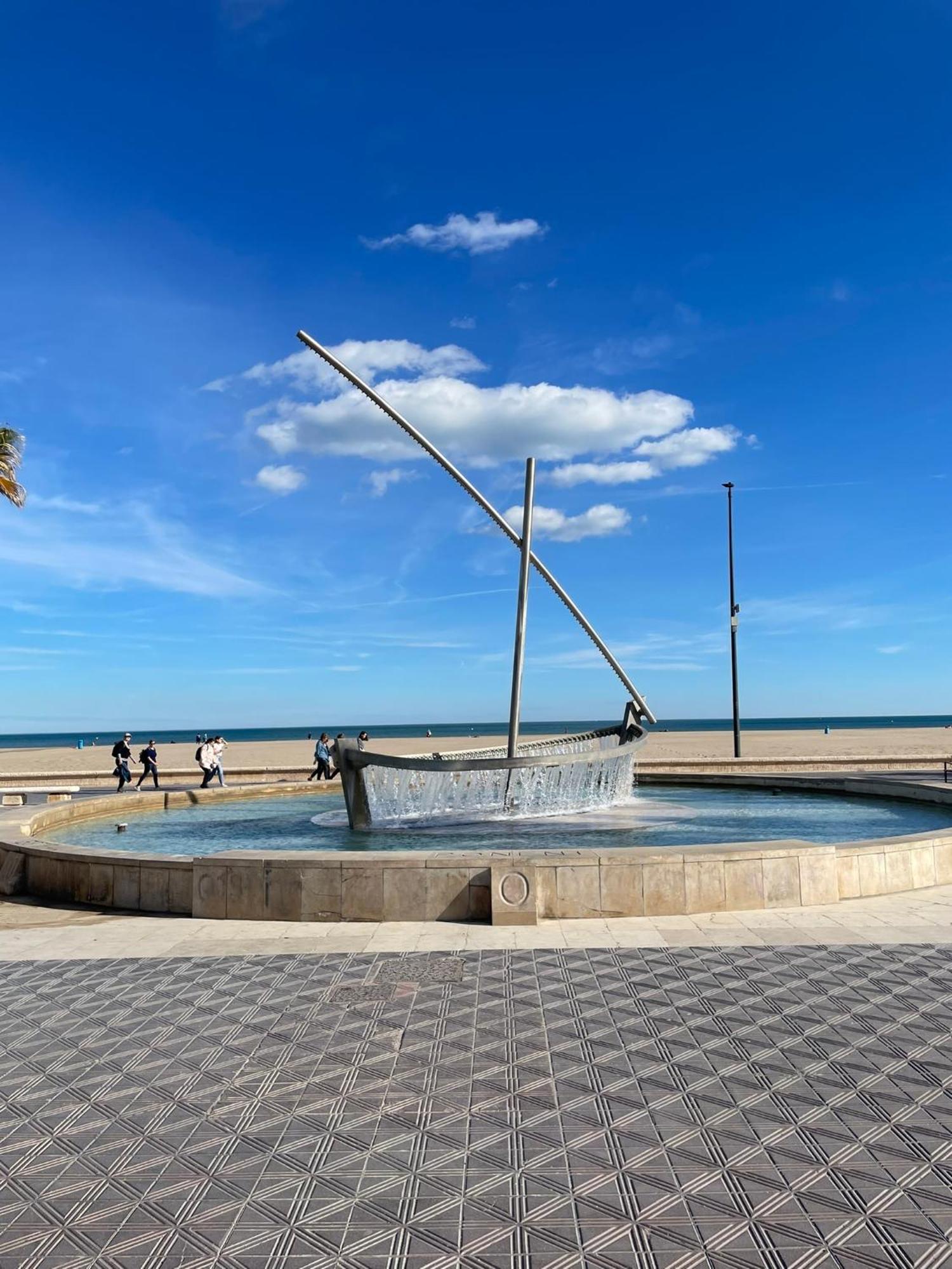 バレンシアHabitacion Frente A Playa De La Malvarrosaアパートメント エクステリア 写真